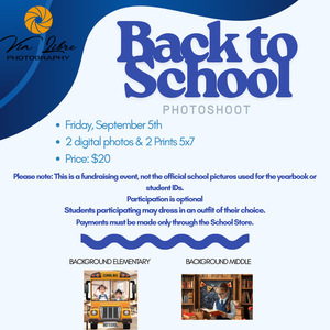 NEW AND EXCITING NEWS: BACK TO SCHOOL PICTURES!